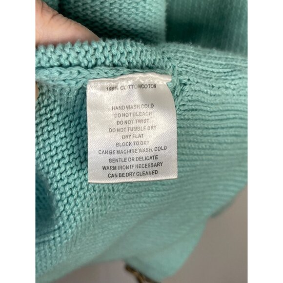 Cheryl Nash Windridge Womens Mint Green Sweater & Tank Top Set - Picture 8 of 8